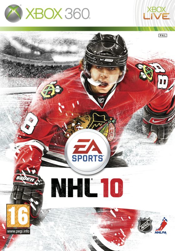 NHL 10 Other (Electronic Arts UK Press Extranet, 2009-09-26): UK cover art - Xbox 360