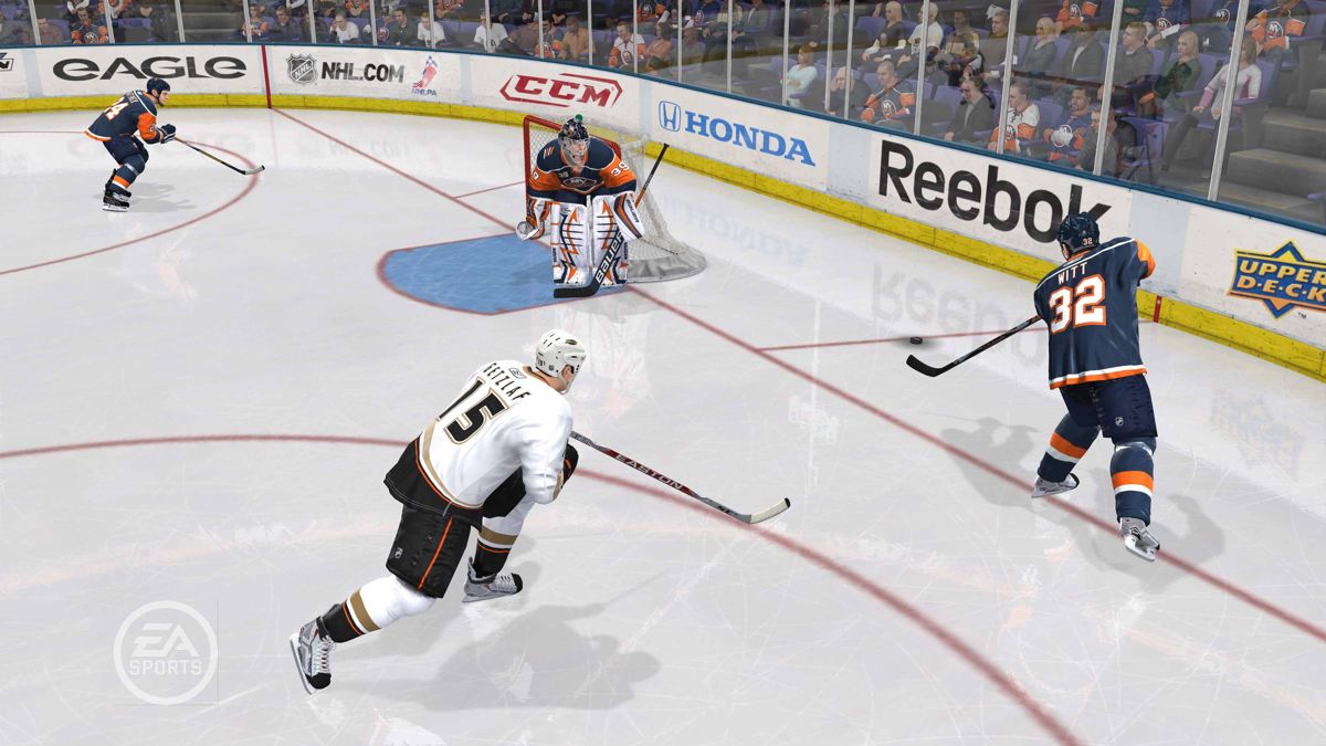 NHL 10 Screenshot (Electronic Arts UK Press Extranet, 2009-07-15): New [gameplay] - passing 15