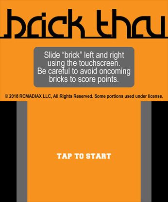 Brick Thru Screenshot (Nintendo.com)