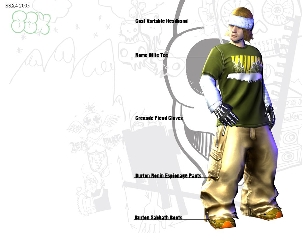 SSX on Tour Render (Electronic Arts UK Press Extranet, 2005-06-24 (renders)): Male