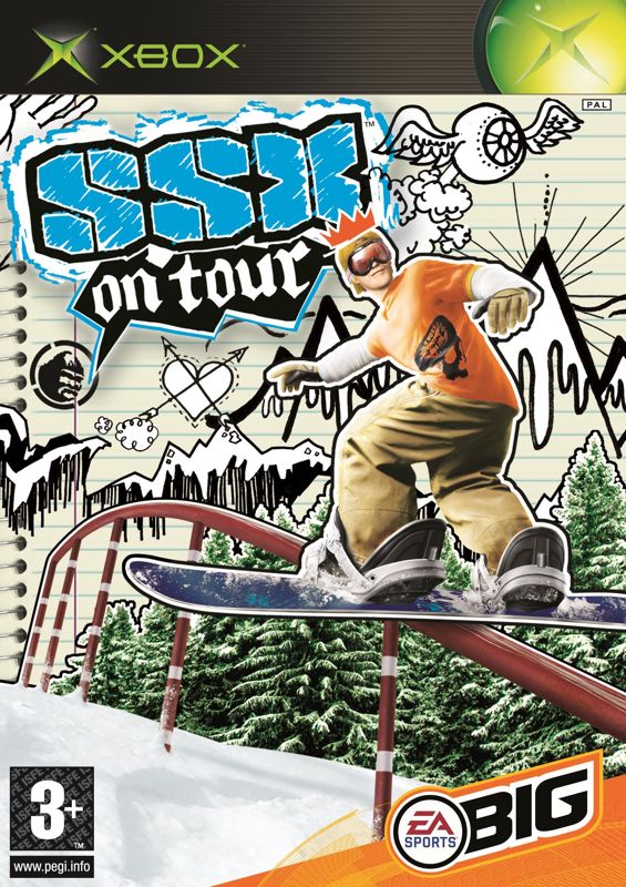 SSX on Tour Other (Electronic Arts UK Press Extranet, 2005-10-21): UK cover art - Xbox - RGB
