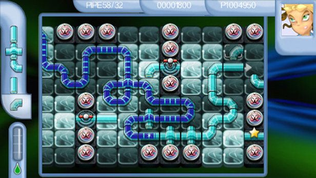 Pipe Mania Screenshot (PlayStation.com)