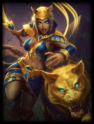 Smite: Battleground of the Gods Concept Art (Official Smite website: Bastet): Golden