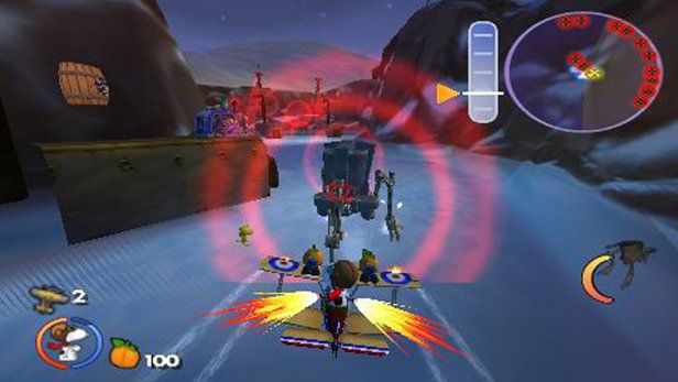 Snoopy vs. the Red Baron Screenshot (PlayStation.com (PSP))