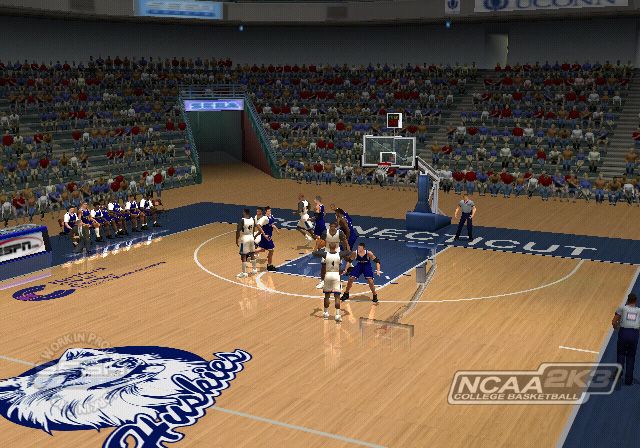 NCAA College Basketball 2K3 Screenshot (Sega E3 2002 Press Kit): Huskies Arena PlayStation 2