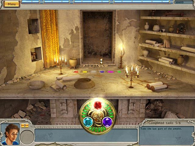 Alabama Smith in Escape from Pompeii Screenshot (Big Fish Games Product page): screen3