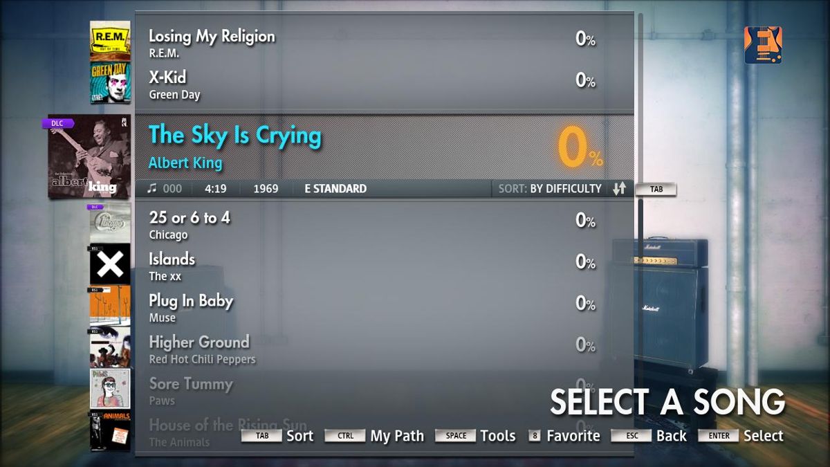 Rocksmith: All-new 2014 Edition - Albert King: The Sky Is Crying Screenshot (Steam)
