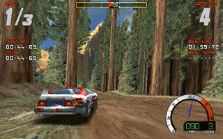 Screamer Rally Screenshot (Virgin Interactive German website, 1998)