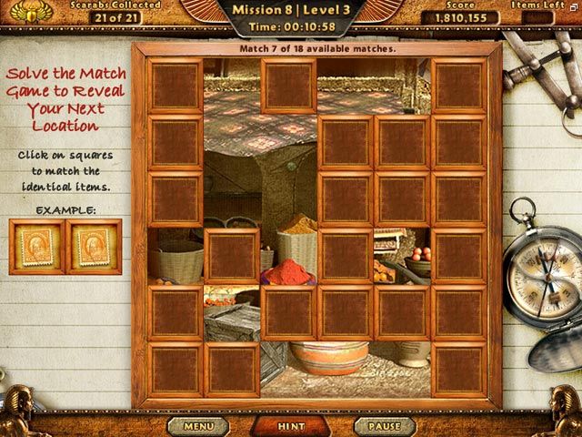 Amazing Adventures: The Lost Tomb Screenshot (Big Fish Games Product page): screen3