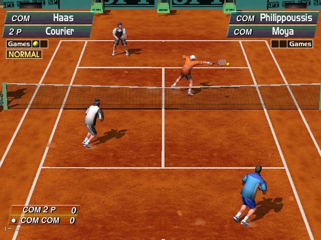 Virtua Tennis Screenshot (SEGA Dreamcast Press Kit 2000)
