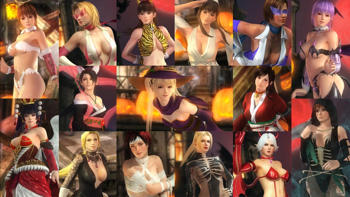 Dead or Alive 5: Last Round - Halloween + Debut Costume Set Screenshot (Steam)