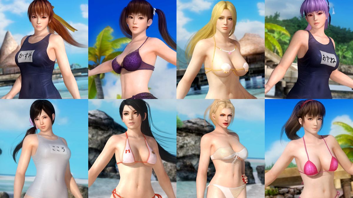 Dead or Alive 5: Last Round - Tropical Paradise Costume & Movie Set Screenshot (Steam)