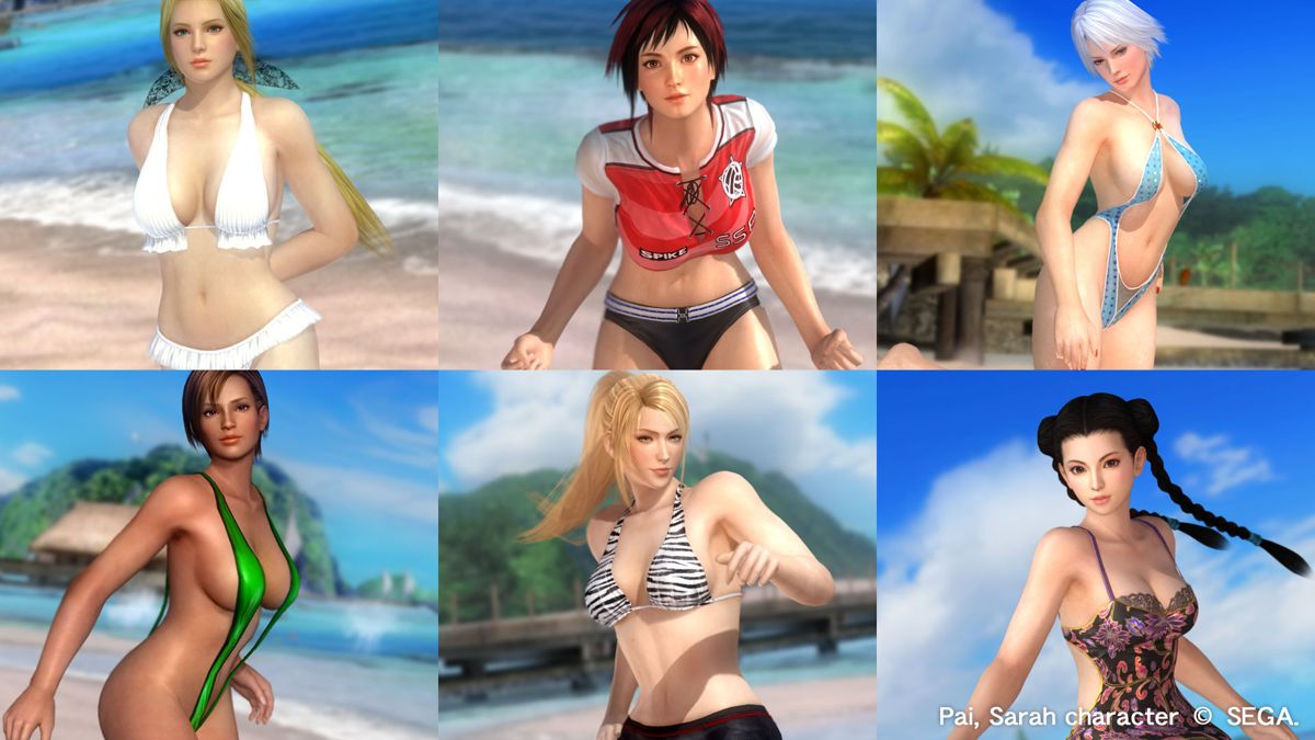 Dead or Alive 5: Last Round - Tropical Paradise Costume & Movie Set Screenshot (Steam)