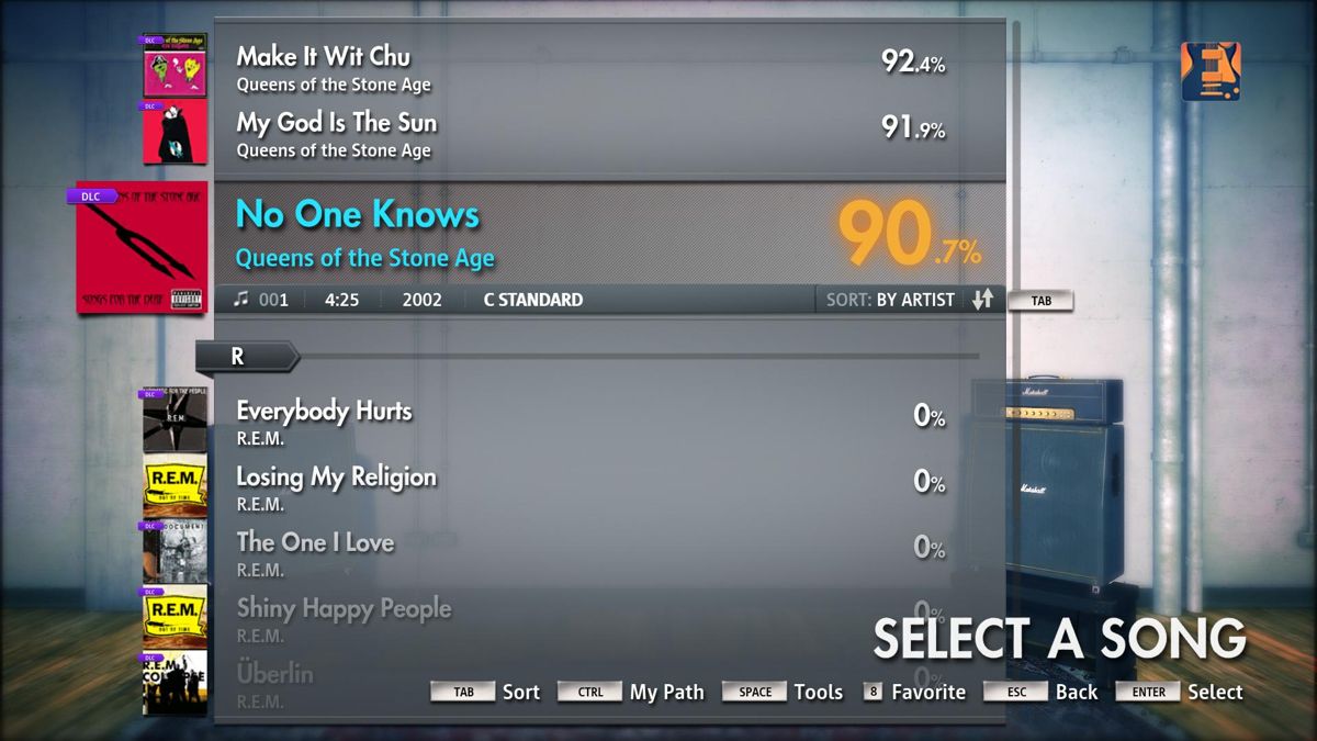 Rocksmith: All-new 2014 Edition - Queens Of The Stone Age: No One Knows Screenshot (Steam)