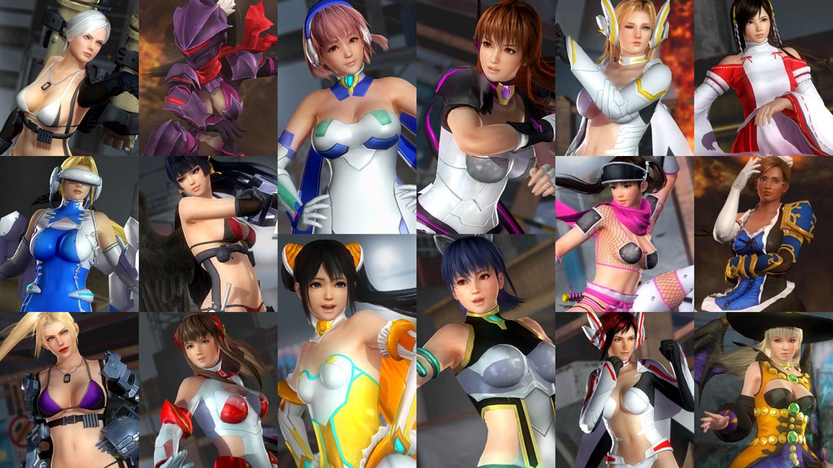 Dead or Alive 5: Last Round - School Girl Strikers Mashup Set Screenshot (Steam)