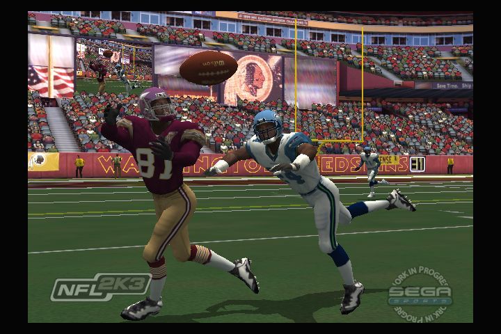 NFL 2K3 Screenshot (Sega E3 2002 Press Kit): Green Springs Xbox