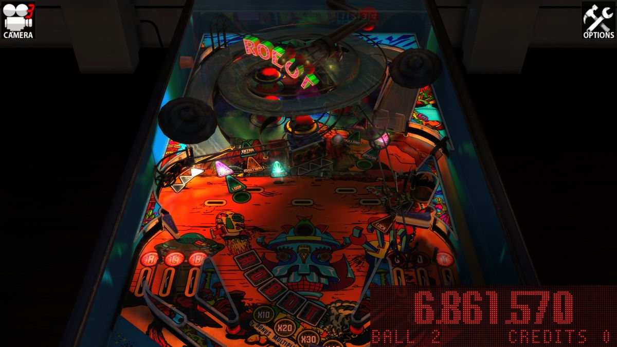 Zaccaria Pinball: Robot 2018 Table Screenshot (Steam)