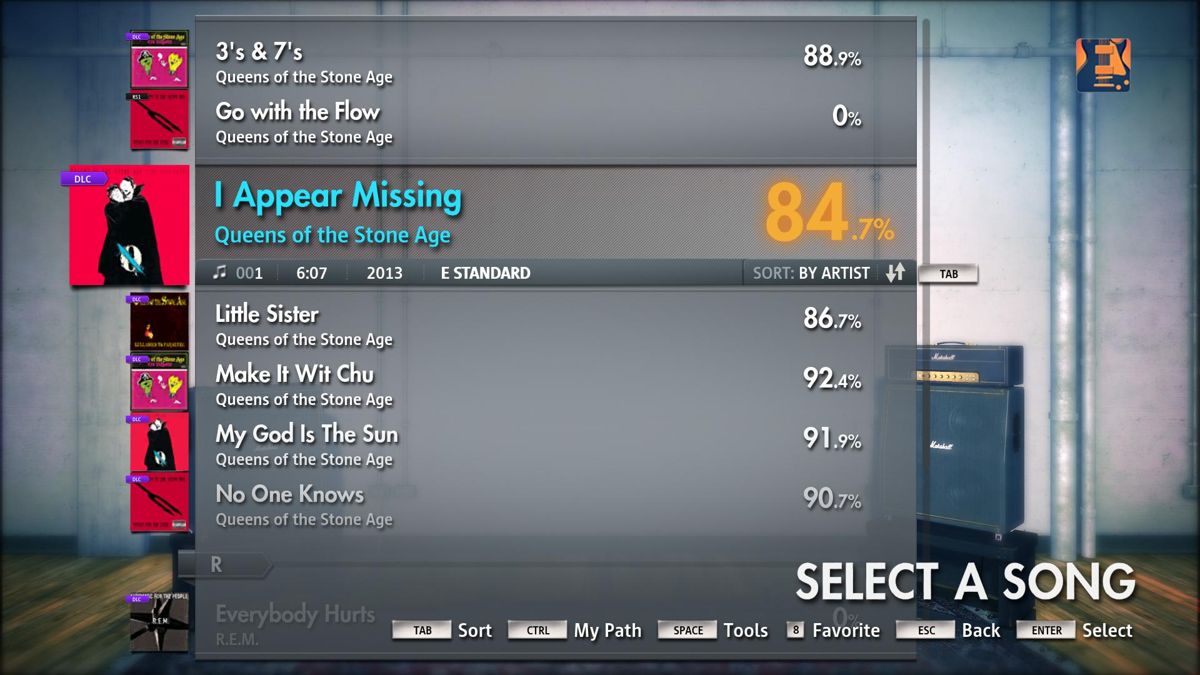 Rocksmith: All-new 2014 Edition - Queens Of The Stone Age: I Appear Missing Screenshot (Steam)