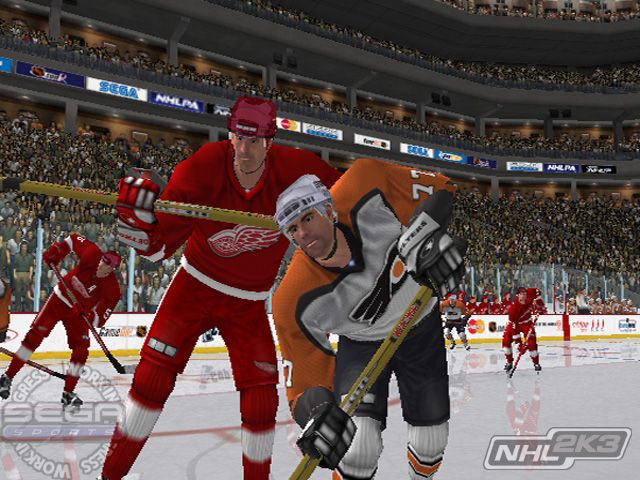 NHL 2K3 Screenshot (Sega E3 2002 Press Kit): Flyers Red Wings