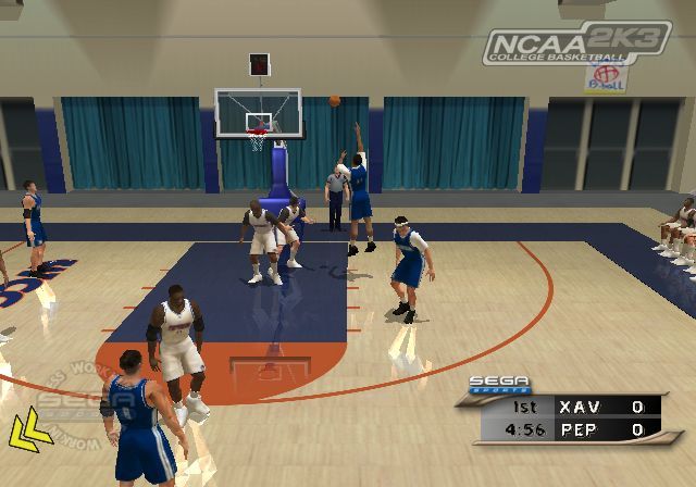 NCAA College Basketball 2K3 Screenshot (Sega E3 2002 Press Kit): One hand jumper Xbox