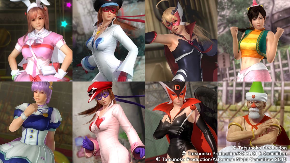 Dead or Alive 5: Last Round - Tatsunoko Mashup Costume Set Screenshot (Steam)