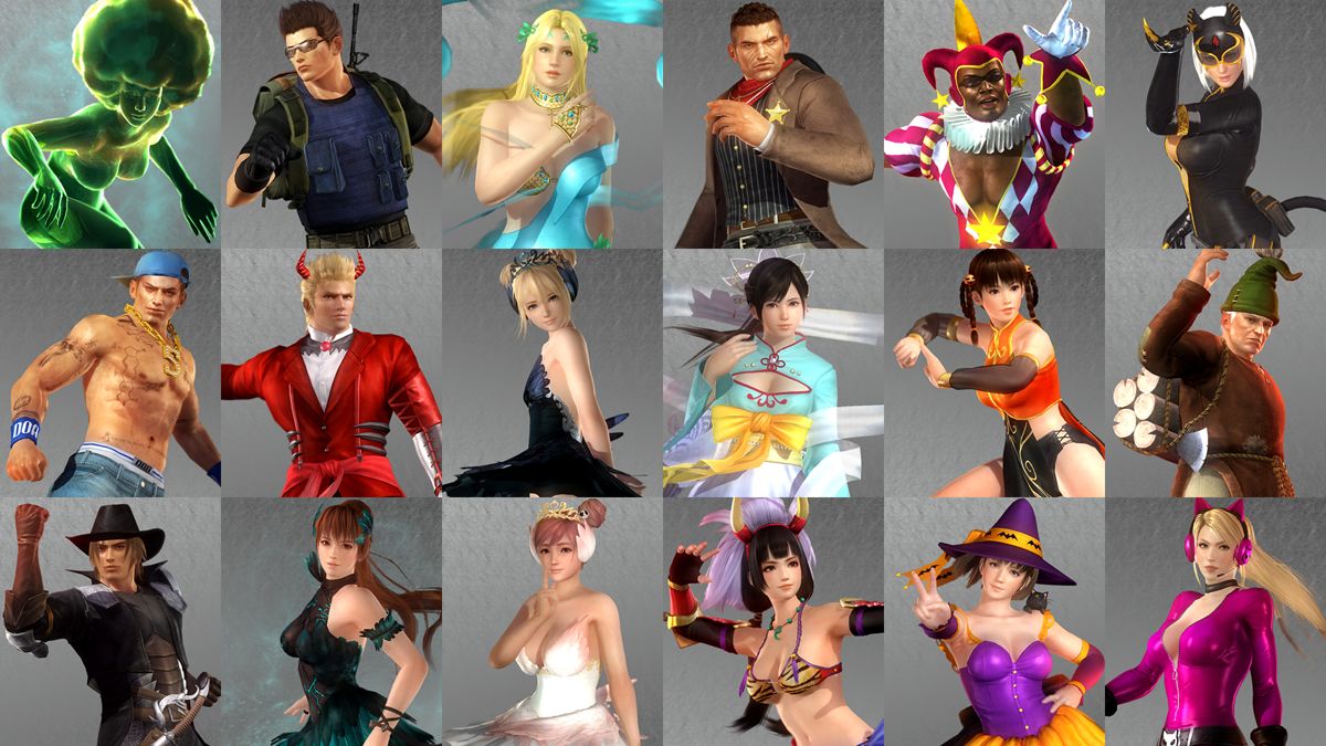 Dead or Alive 5: Last Round - Halloween Costumes 2017 Full Set Screenshot (Steam)