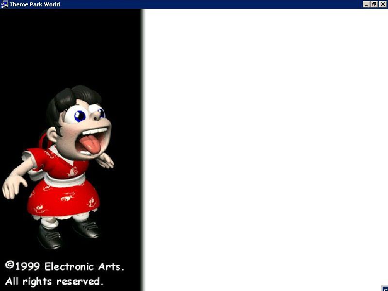 Sim Theme Park Screenshot (Installation artwork )