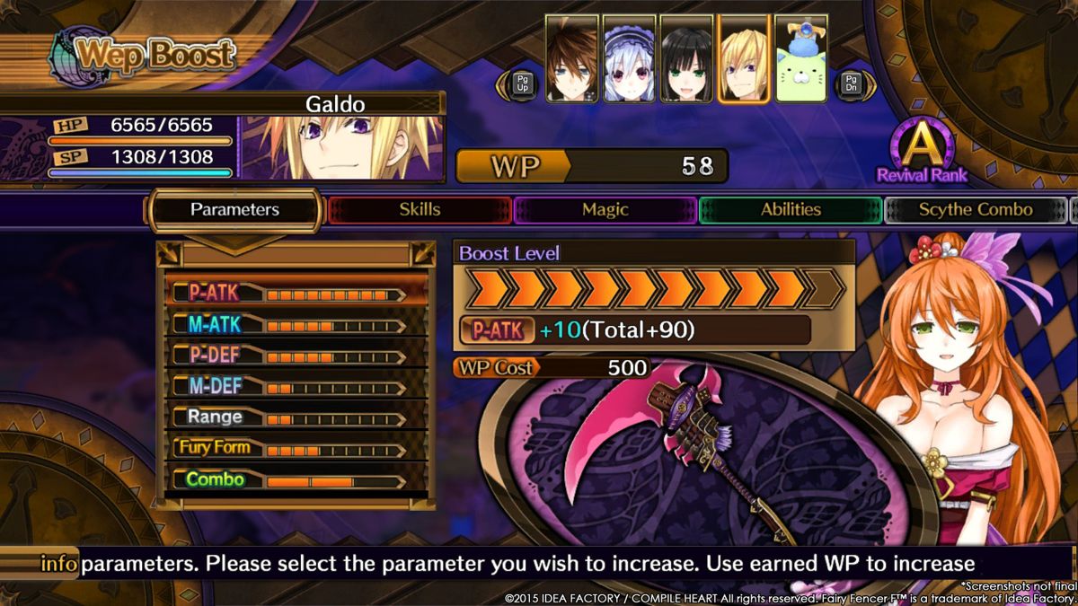 Fairy Fencer F: Additional Fairy Pack Screenshot (Steam)