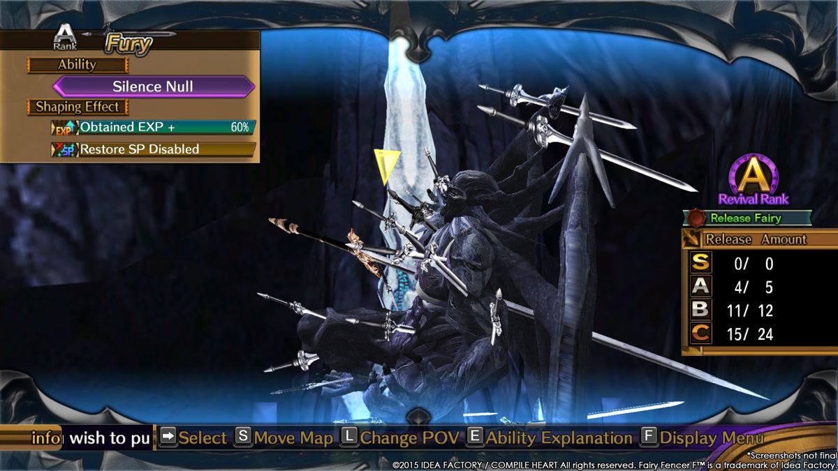 Fairy Fencer F: Surpass Your Limits Set Screenshot (Steam)