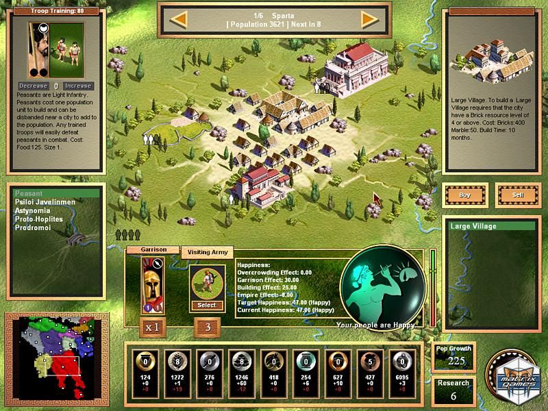 Spartan Screenshot (Matrix Games' product page, screenshots)