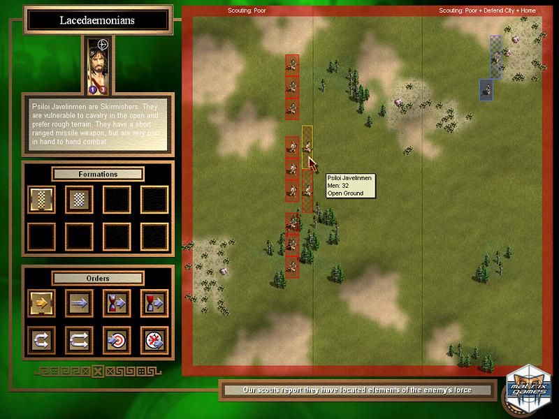 Spartan Screenshot (Matrix Games' product page, screenshots)