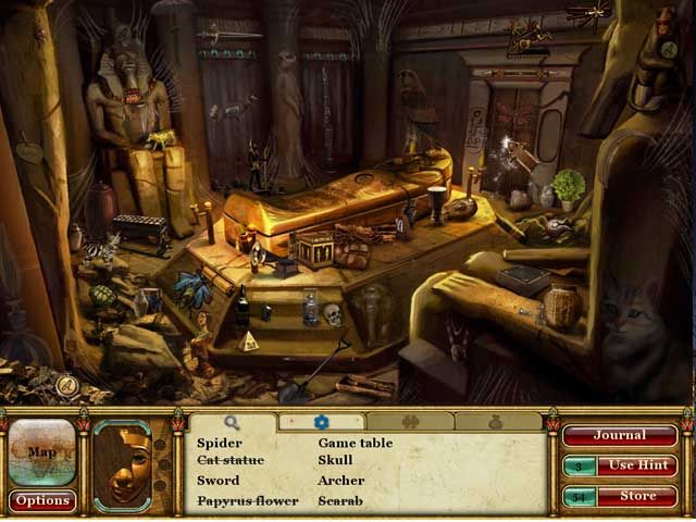 Curse of the Pharaoh: Tears of Sekhmet Screenshot (Big Fish Games Product page): screen2