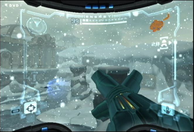 Metroid Prime Screenshot (Nintendo Gamers Summit 2002 Press Kit): snow