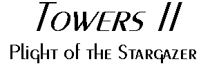 Towers II: Plight of the Stargazer Logo (Telegames' archived website (Jaguar version))