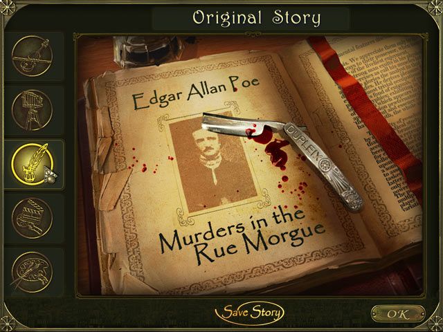 Dark Tales: Edgar Allan Poe's Murders in the Rue Morgue (Collector's Edition) Screenshot (Big Fish Games Product page): screen2