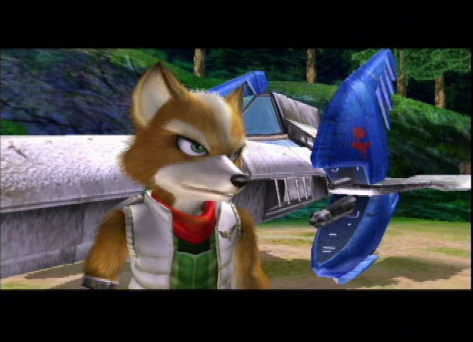 Star Fox Adventures Screenshot (Nintendo Gamers Summit 2002 Press Kit): arwing background