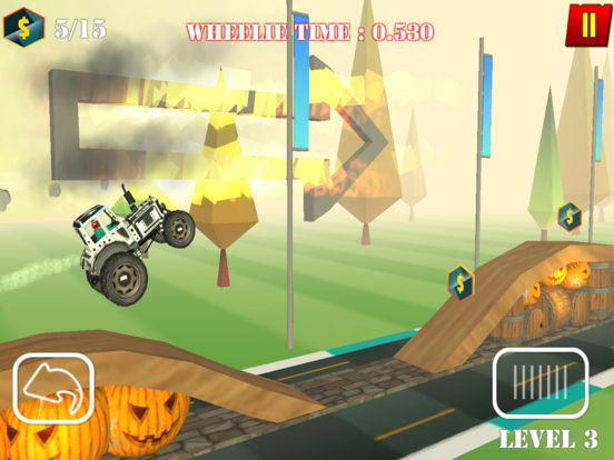 Tractor Wheelie Stunts Screenshot (iTunes Store)