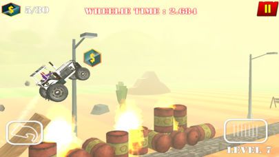 Tractor Wheelie Stunts Screenshot (iTunes Store)