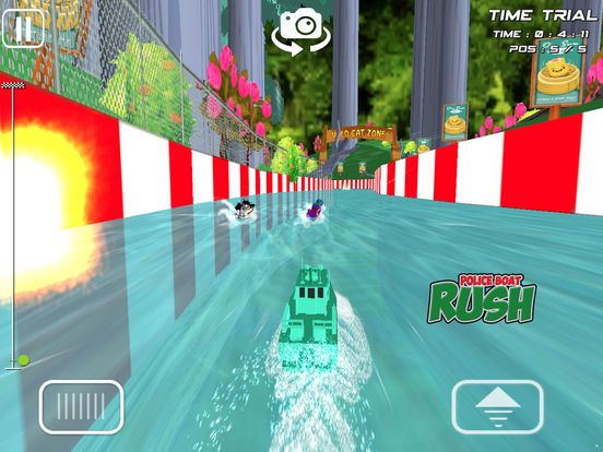 Police Boat Rush Screenshot (iTunes Store)
