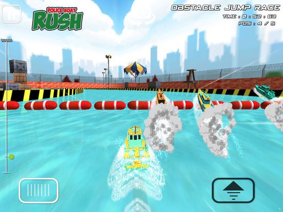 Police Boat Rush Screenshot (iTunes Store)