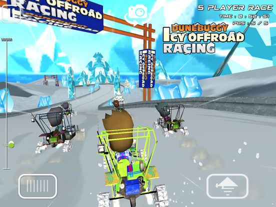 DuneBuggy Icy Offroad Racing Screenshot (iTunes Store)