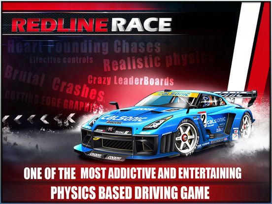 Redline Race Screenshot (iTunes Store)