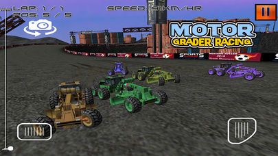 Motor Grader Racing Screenshot (iTunes Store)