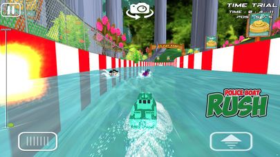 Police Boat Rush Screenshot (iTunes Store)