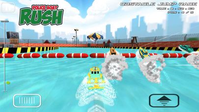 Police Boat Rush Screenshot (iTunes Store)