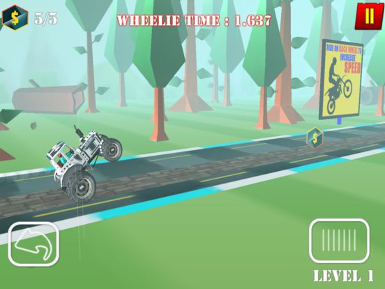 Tractor Wheelie Stunts Screenshot (iTunes Store)