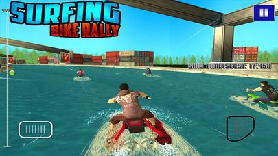 Surfing Bike Rally Screenshot (iTunes Store)