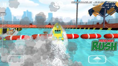 Police Boat Rush Screenshot (iTunes Store)