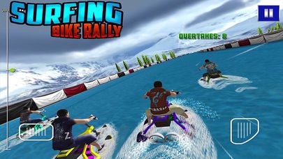 Surfing Bike Rally Screenshot (iTunes Store)