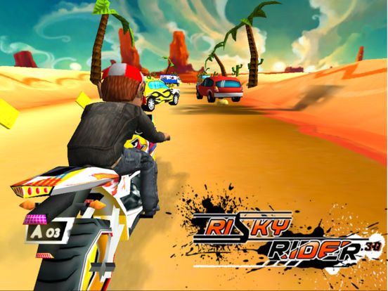 Risky Rider 3D Screenshot (iTunes Store)